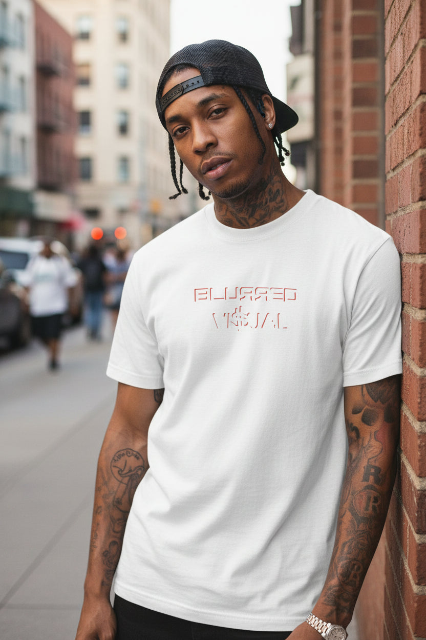 Blurred Visual - Signature Tee (White)